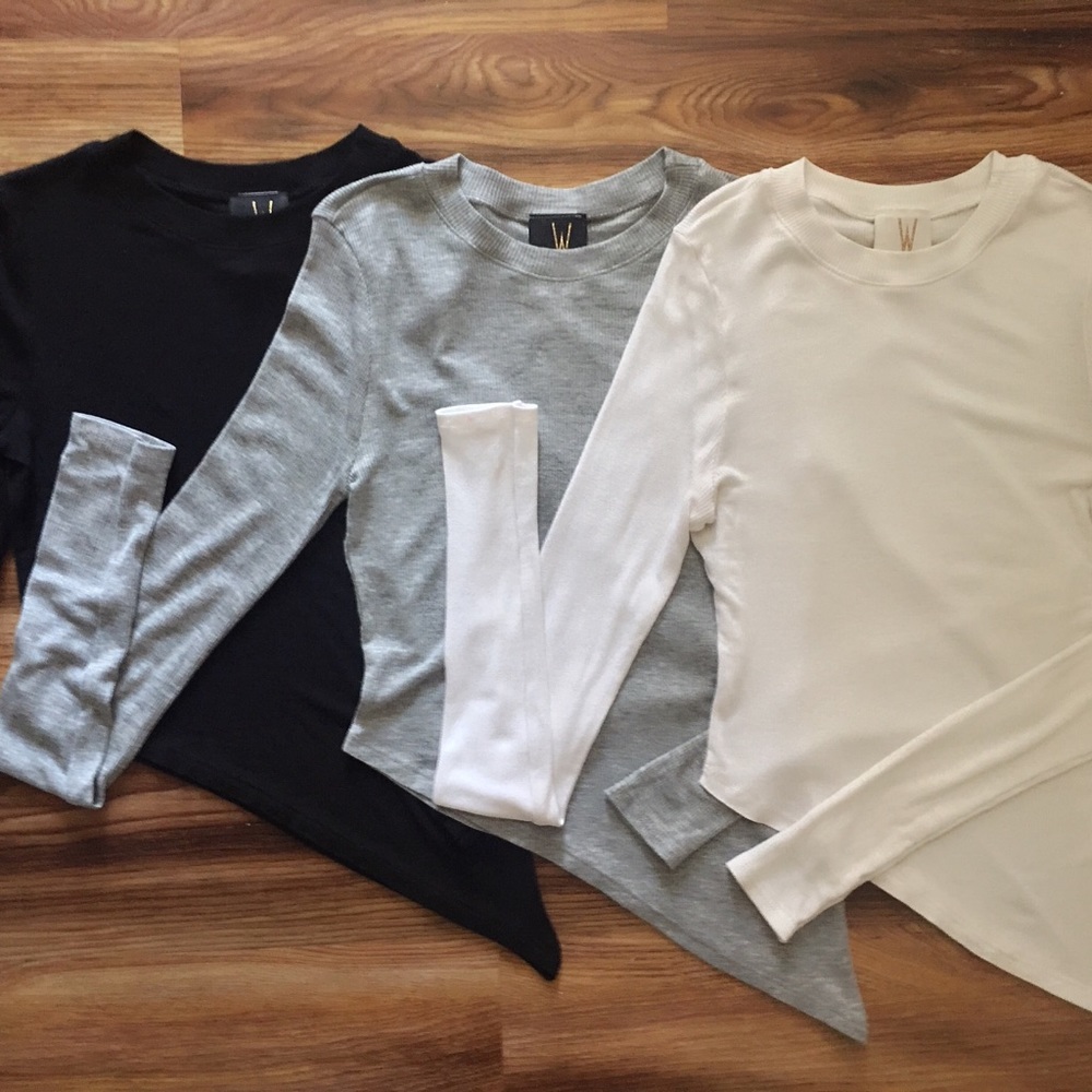 HofBLQ Unbalanced long sleeve top