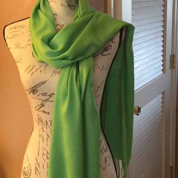 Accessories - Beautiful long green scarf