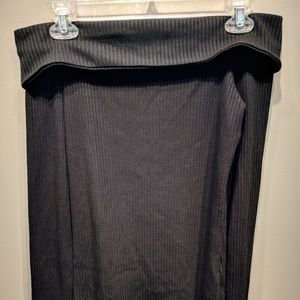 A&F ripped off the shoulder long sleeve shirt