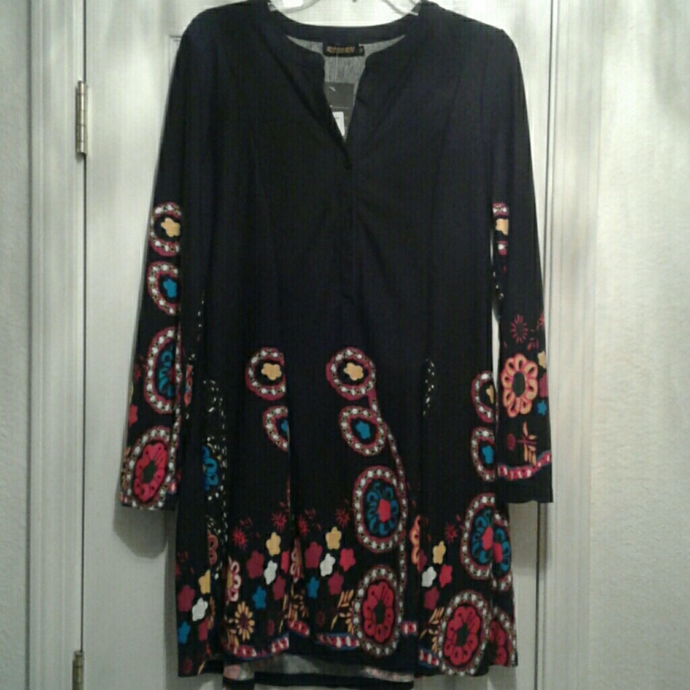 Black and Colored Tunic