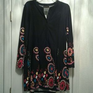 Black and Colored Tunic