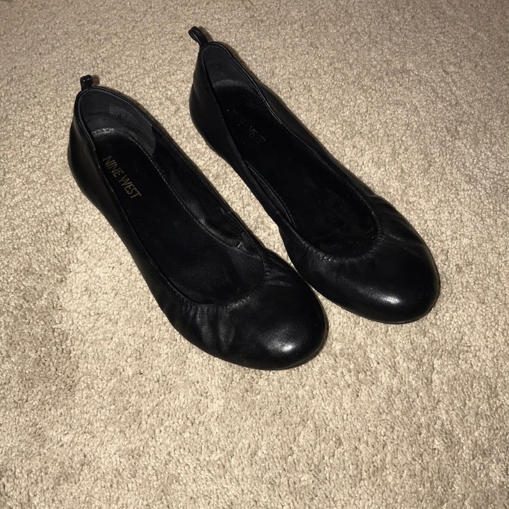 Black flats.