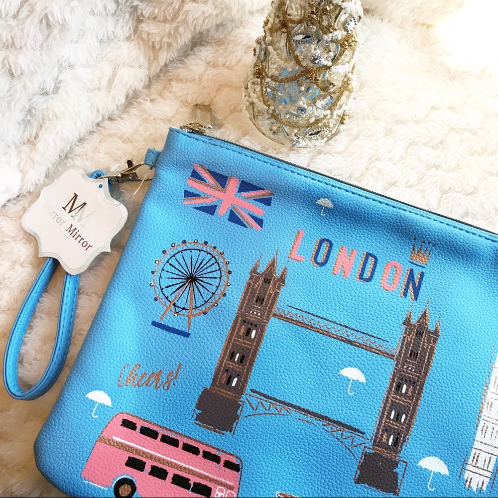 MIrror mirror London design clutch bag