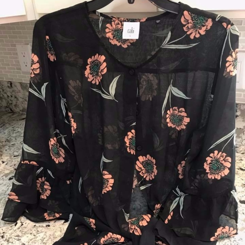 Boho print blouse