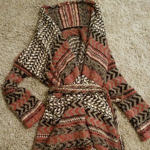 free people sweater duster coat