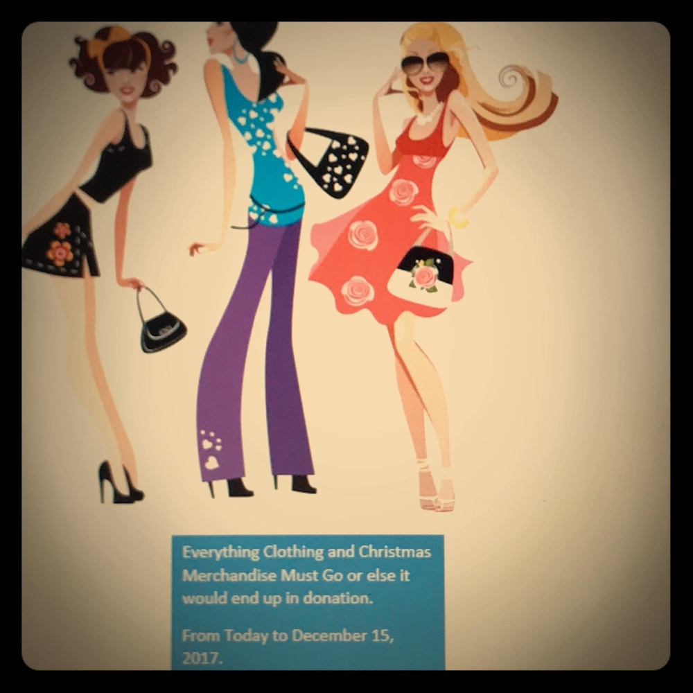 Everything Clothing And Christmas Must Go Sale!