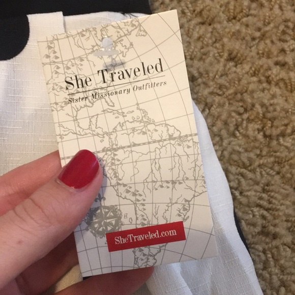 She Traveled Polka Dot Skirt - Picture 3 of 3