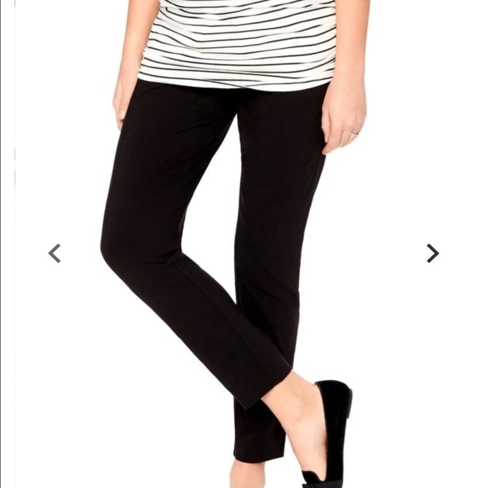 Skinny ankle maternity pants