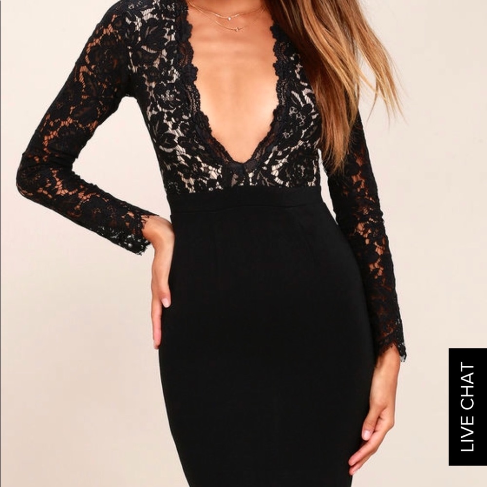 NWT LULUS LACE DRESS