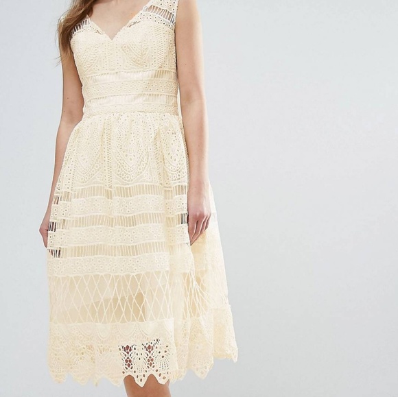 *Final Drop!* NWT ASOS | Lace Party Dress 6/8 - Picture 3 of 8