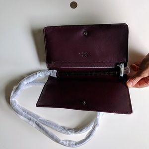 NEW Coach plum/burgundy crossbody