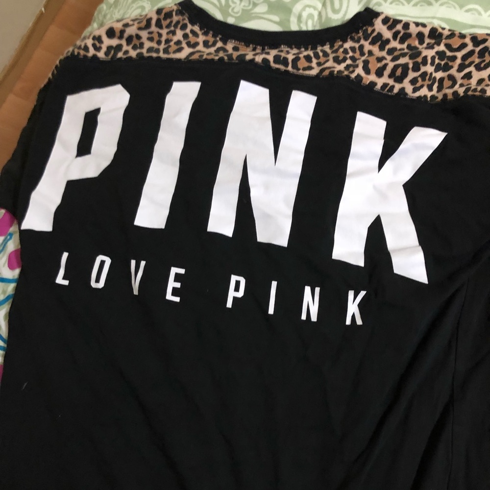 PINK cheetah pullover