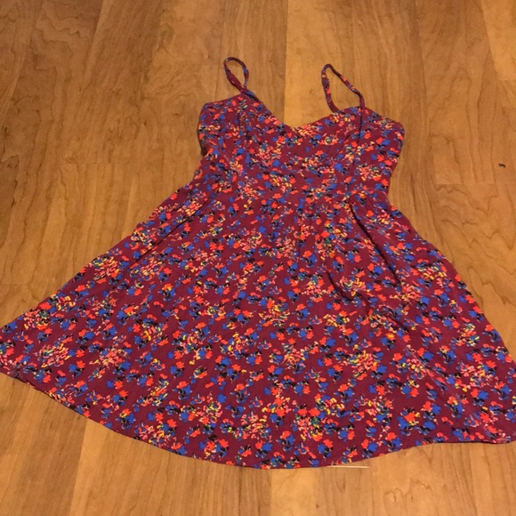 Express floral skater dress - Picture 2 of 5