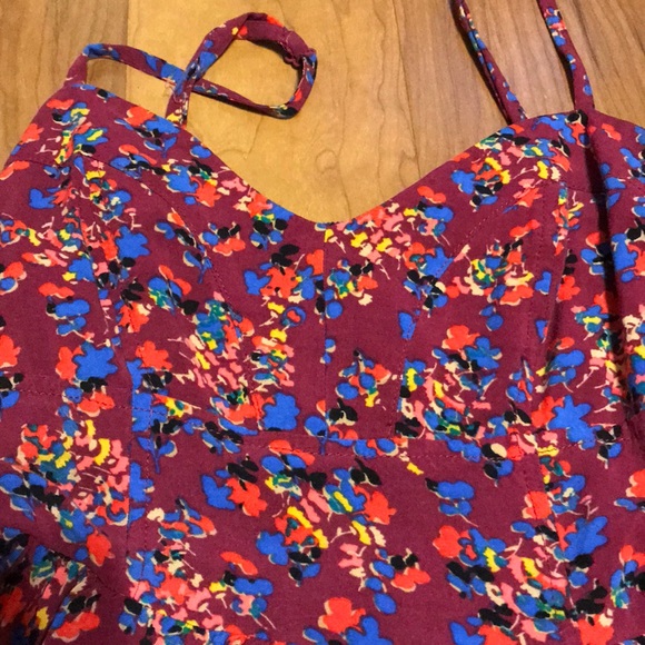 Express floral skater dress - Picture 4 of 5