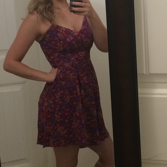 Express floral skater dress - Picture 3 of 5