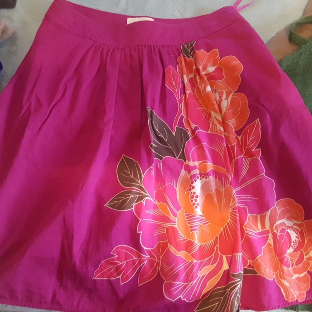 St Johns Bay graphic print skirt