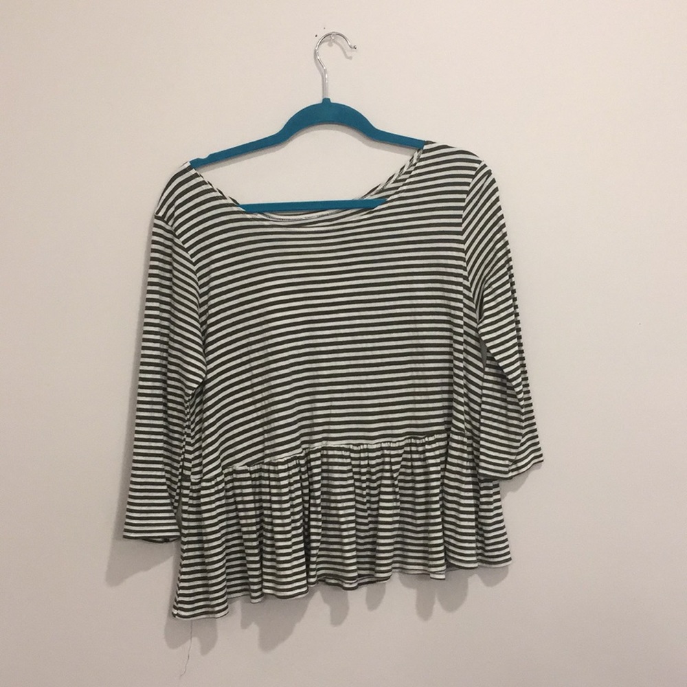 FREE PEOPLE PEPLUM TOP