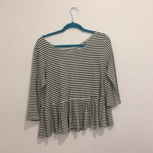 FREE PEOPLE PEPLUM TOP