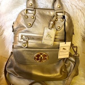 Emma Fox Leather Crossbody messenger Handbag