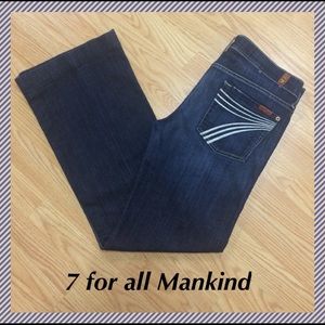 30 x 30.5" 7 for all Mankind Dojo flares