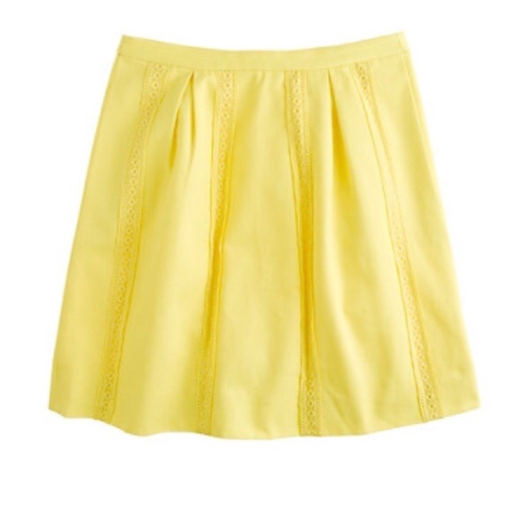 💛💛 J. Crew Lace Stripe Skirt 4