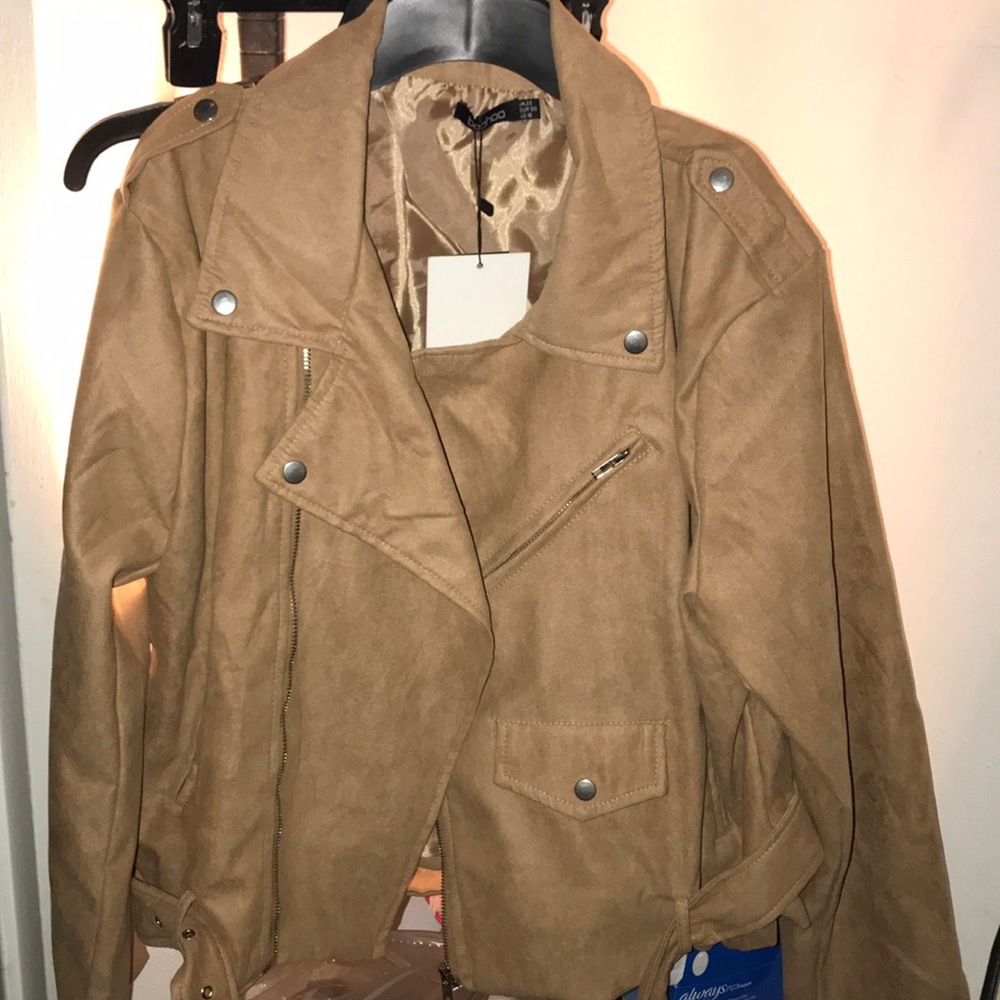 Faux Suede Jacket