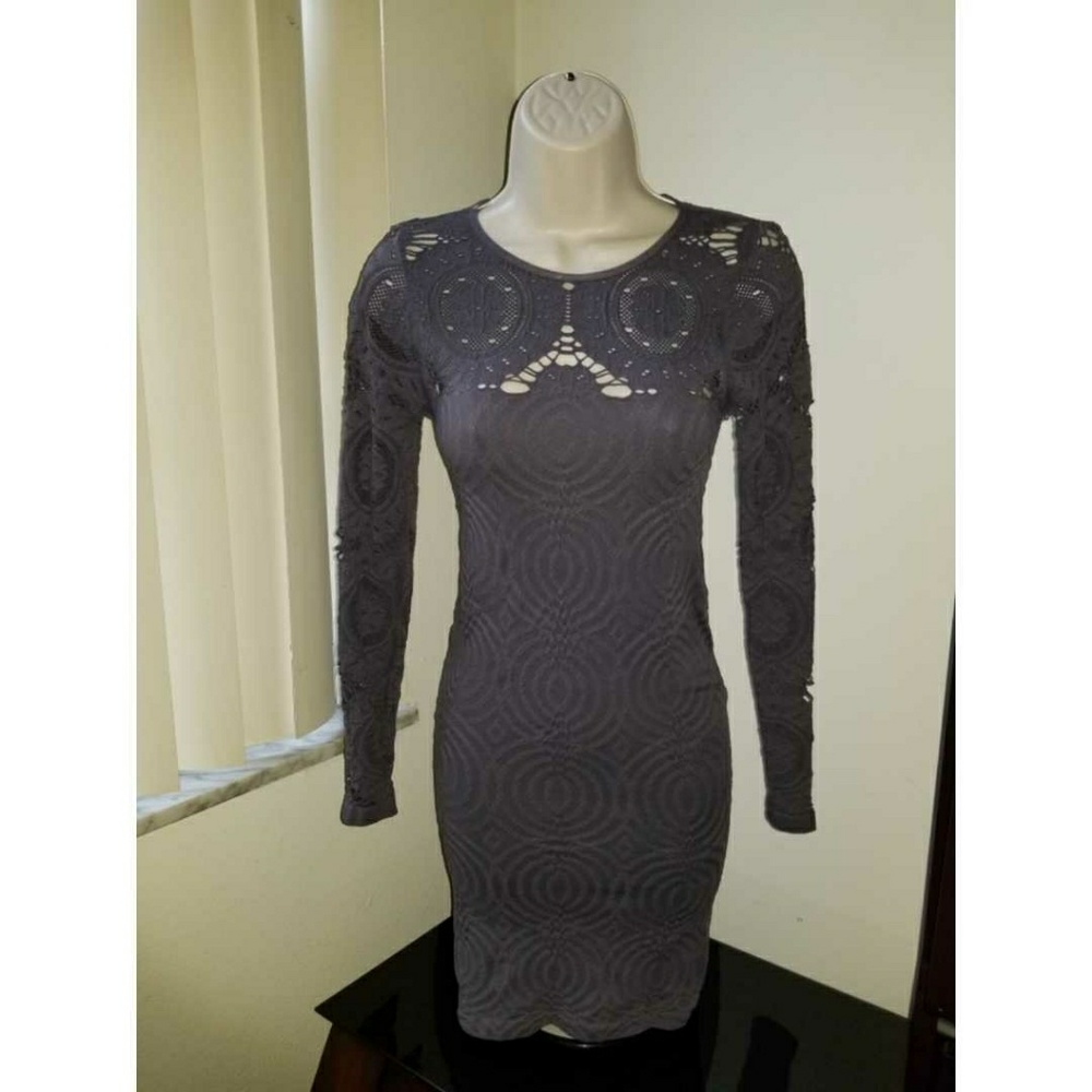 Bundle Grey and Beige long sleeved dresses