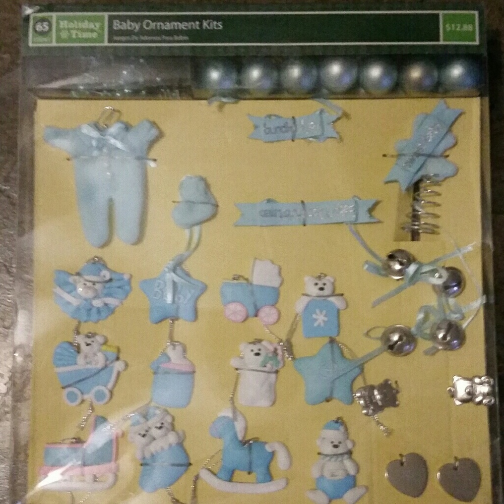 Baby's 1st Christmas ornaments for baby tree