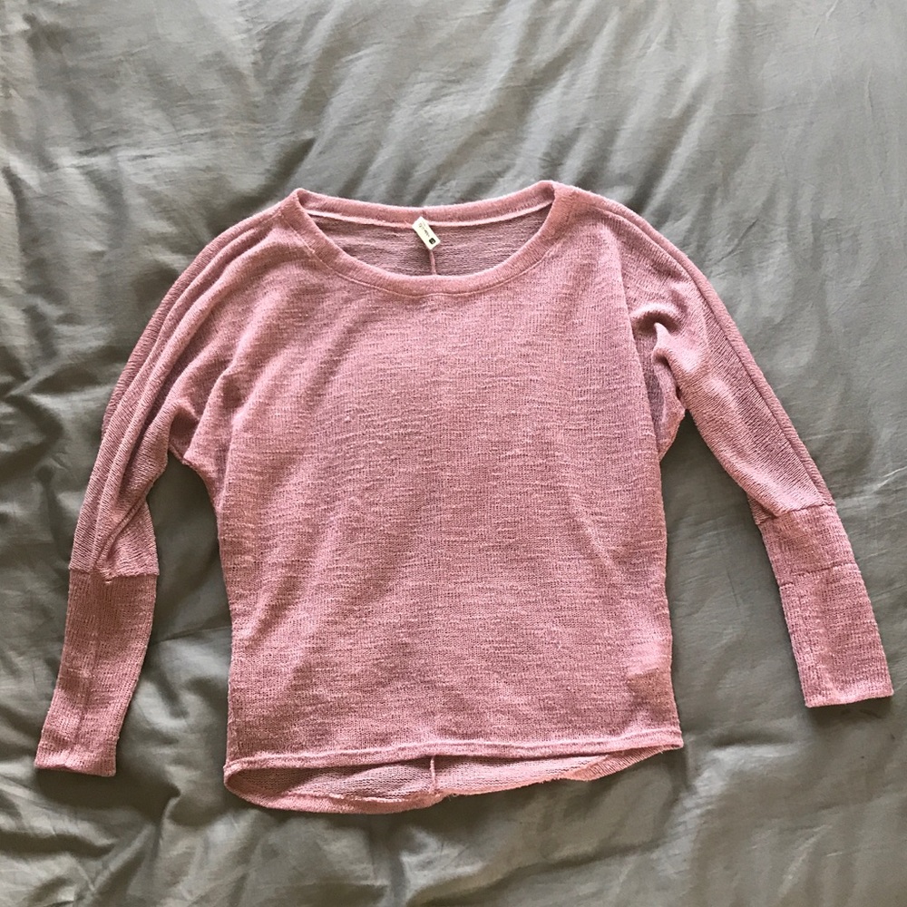 Long sleeve knit sweater