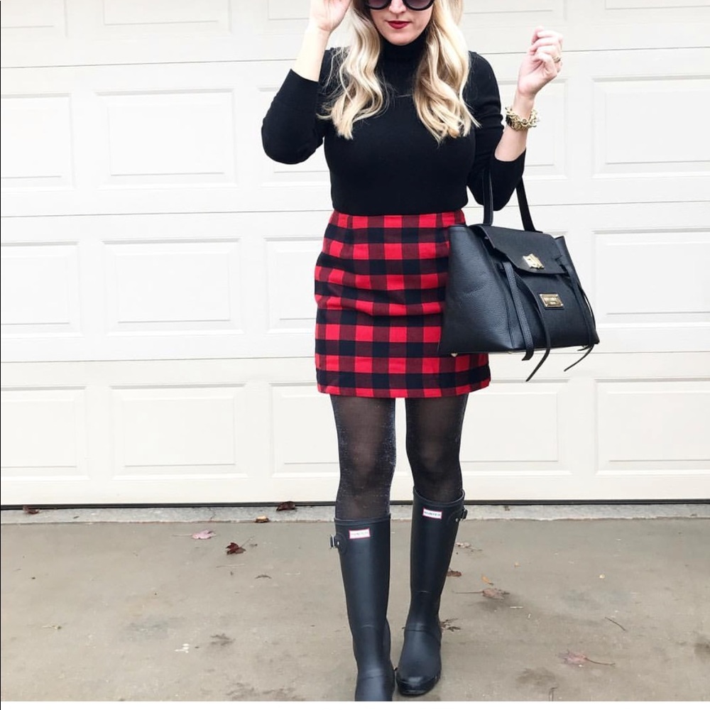 Buffalo Plaid Aline Skirt Size 0