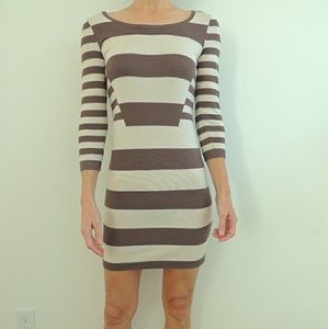 Fitted sweater dress