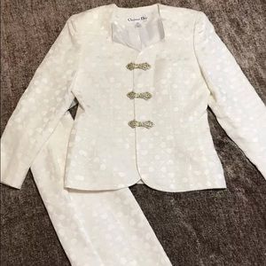 Christian Dior vintage skirt suit 2 piece set