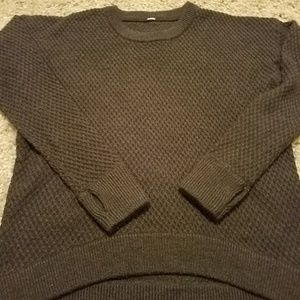 lululemon high low merino wool sweater