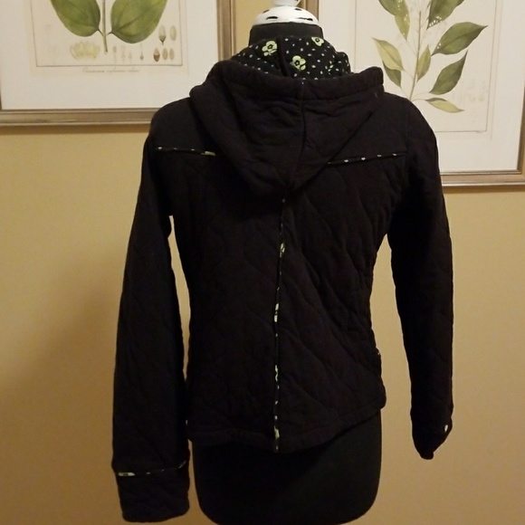Black Quilted Coat from Anthropologie - Picture 5 of 8