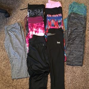 Lot of work out pants