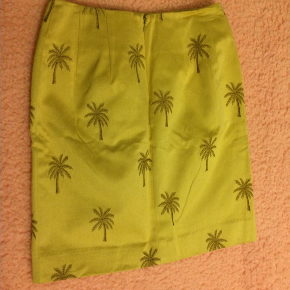 sale NWT Steven stolman sand/palm tree skirt - Picture 3 of 7