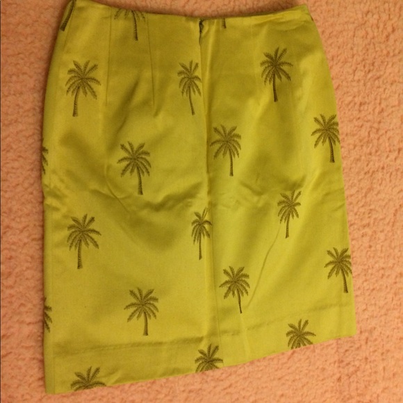 sale NWT Steven stolman sand/palm tree skirt - Picture 3 of 7