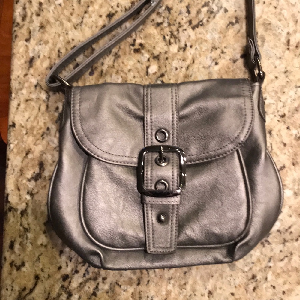 Small Gunmetal Purse