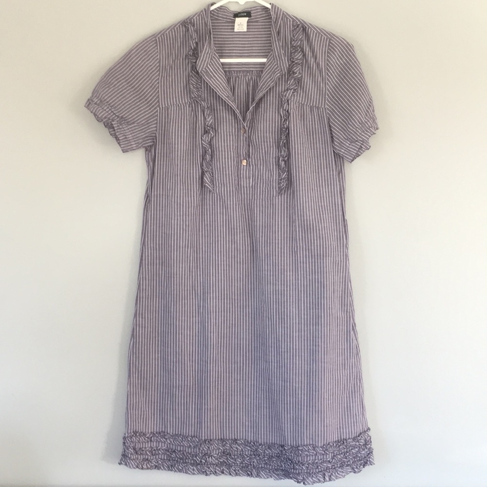 J crew chambray shift dress