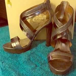 Coach Brynn Cuba heels size 8