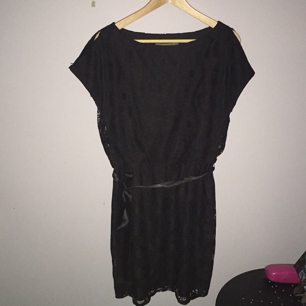 Black cocktail dress