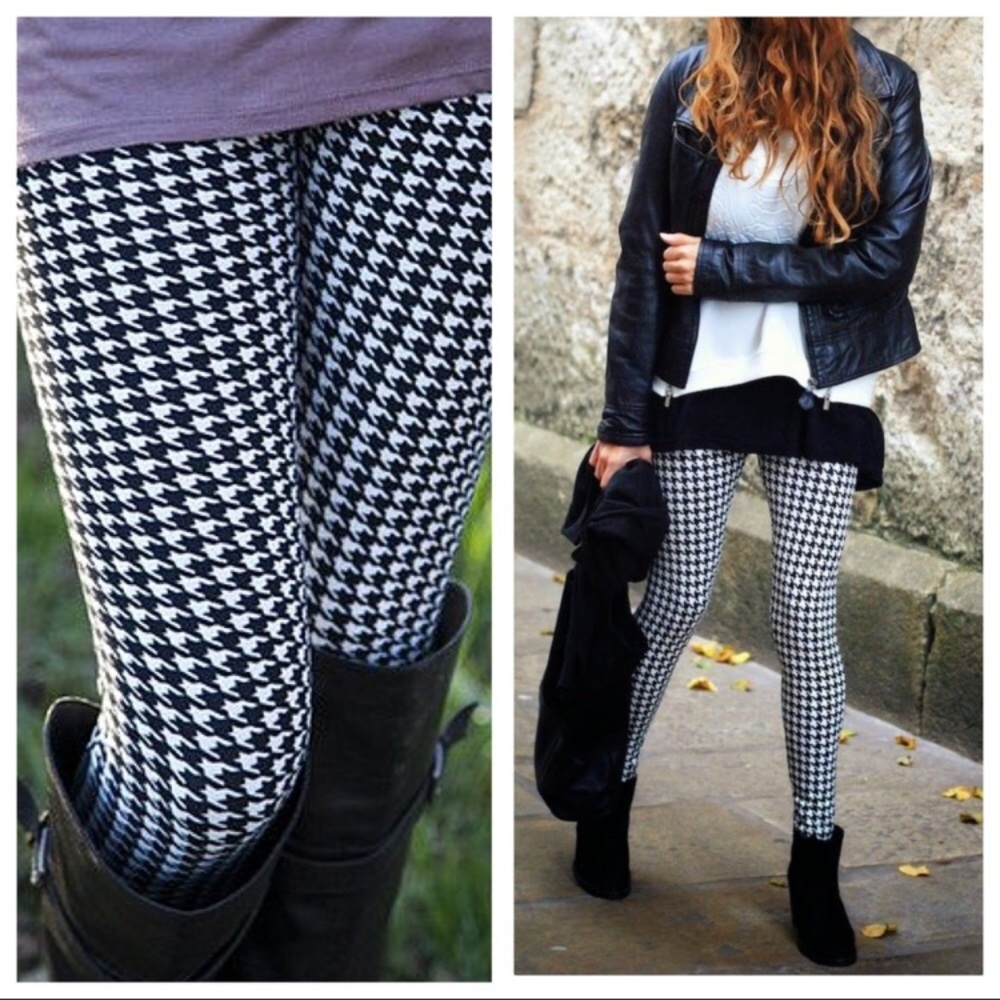 Houndstooth leggings