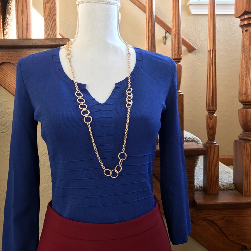 Cable & Gauge 3/4 Blouse