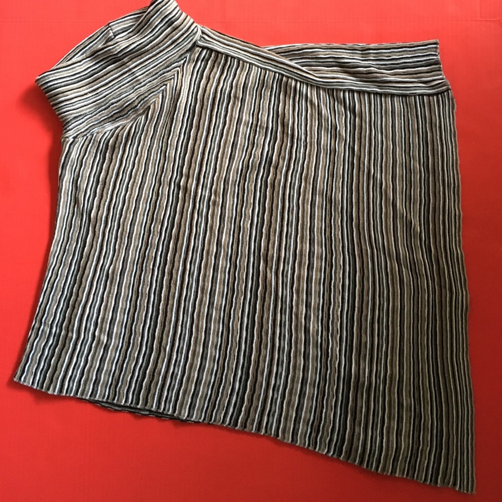BIG BUDDHA STRIPED PONCHO🍒