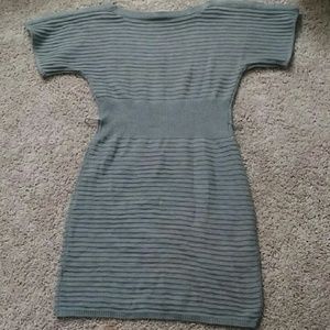 Gray sweater dress signature by sangria