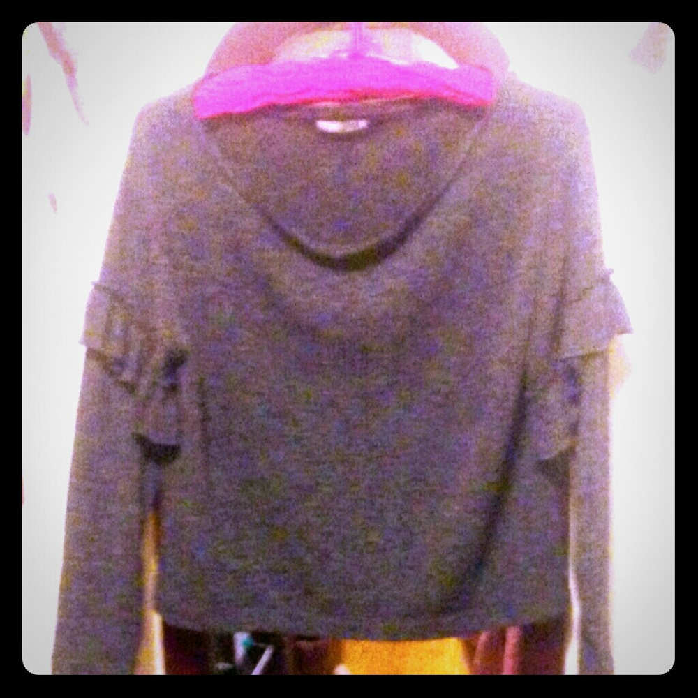 SOLD Zara Collection off shoulder frilled top