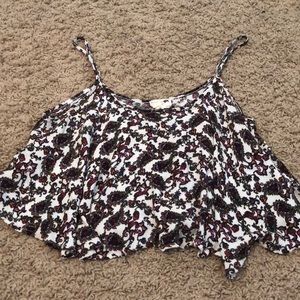 Floral crop top
