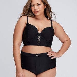 NEW Longline Bikini Top W/ built in Balconette bra