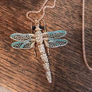Dragonfly necklace.