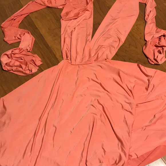 Coral colored infinity dress - Picture 2 of 2